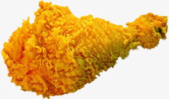 炸鸡腿元旦汉堡套餐免抠