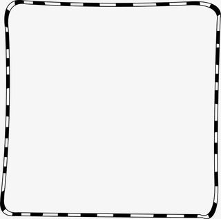 相框剪影边框图标  卡通手绘黑免抠