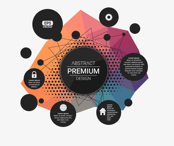 矢量几何图免抠