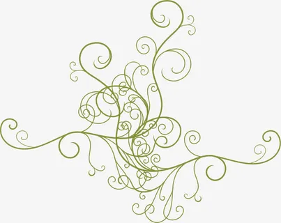 春天环保绿色藤蔓免抠