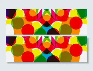 彩色万花筒背景高清