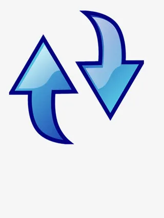 双向箭头矢量图免抠