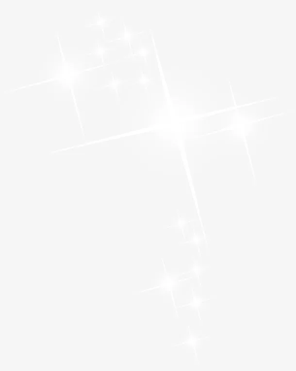 高清活动白色光效设计免抠