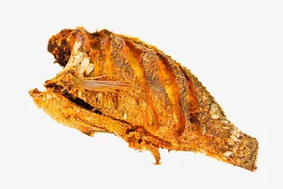 美味油炸鱼免抠