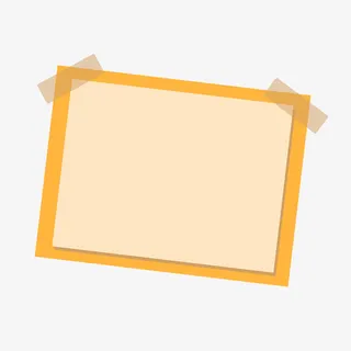 清新绿色干净清爽卡通标签免抠