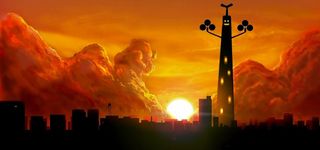 黄昏梦幻背景高清