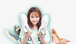 创意热卖同款小白鞋免抠