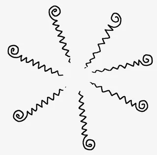 几何形状图片线条图片素材 曲线免抠