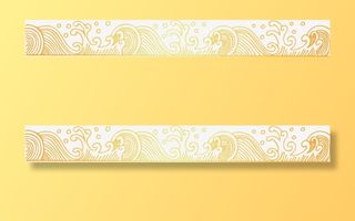 中国风海浪花纹免抠