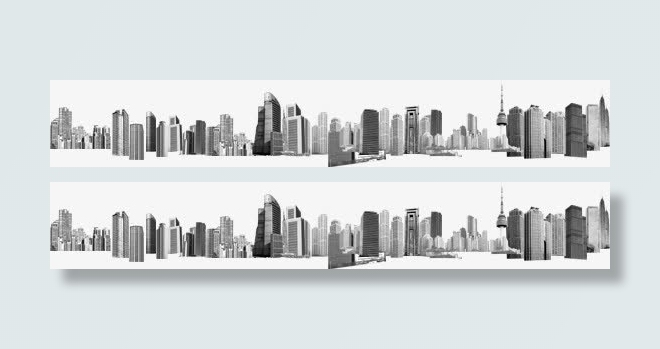 灰色城市建筑人才招聘免抠