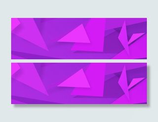 扁平酷炫背景banner设计