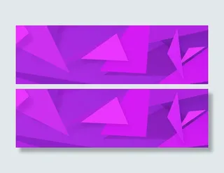 扁平酷炫背景banner设计