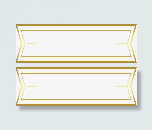 金色标题栏免抠