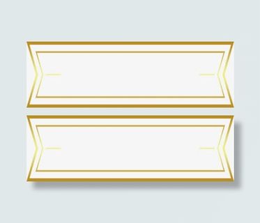 金色标题栏免抠