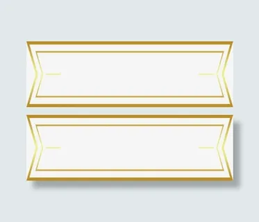 金色标题栏免抠 金色标题栏免抠