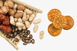 中秋节月饼花生免抠