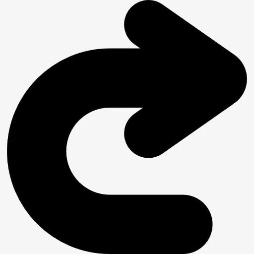 曲线箭头图标免抠