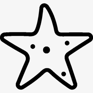 动物海星图标免抠