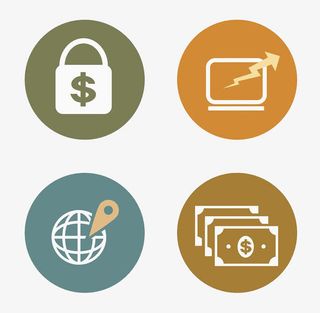 金融财经专栏图标免抠