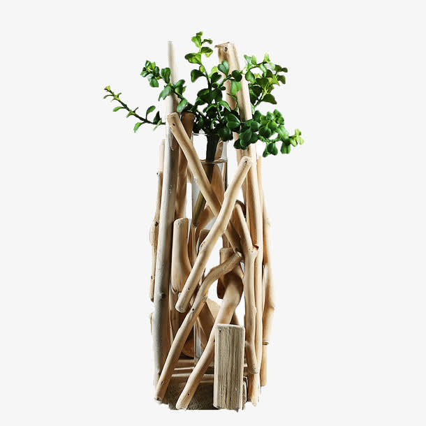精品礼品绿植花器免抠