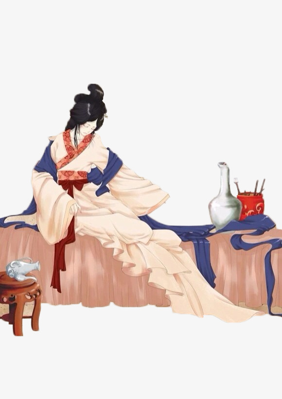 古代可爱小宫女免抠