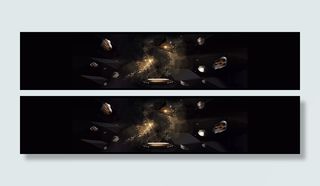 黑金酷炫大气金质感金色高清