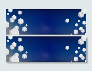 蓝色科技互联网大数据banner背景高清