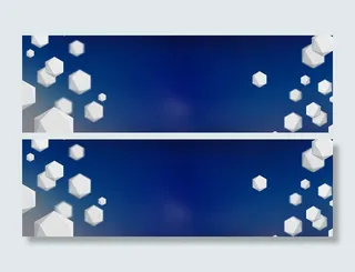 蓝色科技互联网大数据banner背景高清