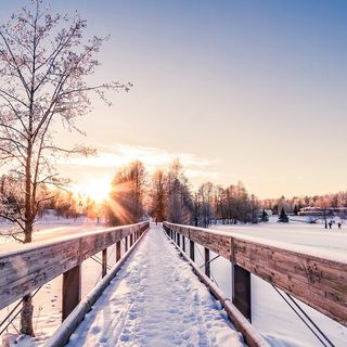 雪景风景主图背景元素高清