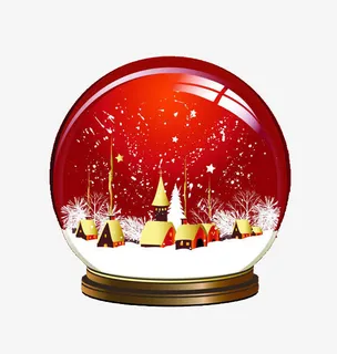 圣诞水晶球免抠