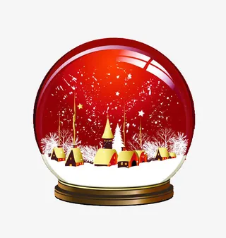 圣诞水晶球免抠