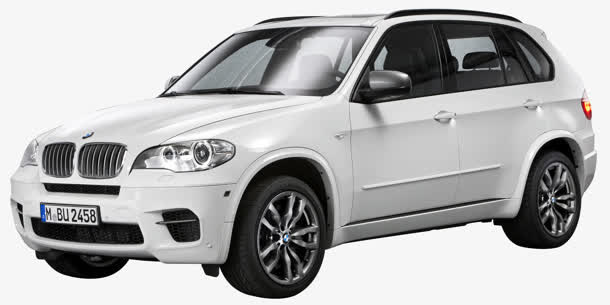 白色宝马越野车大牌免抠