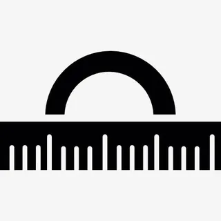 量角器尺图标免抠