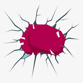 地震所产生的裂纹免抠