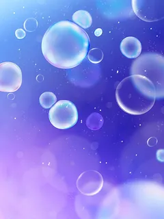 水彩圆形几何紫色背景矢量素材高清