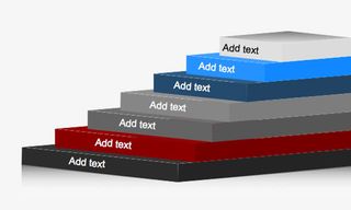 台阶递进关系图免抠