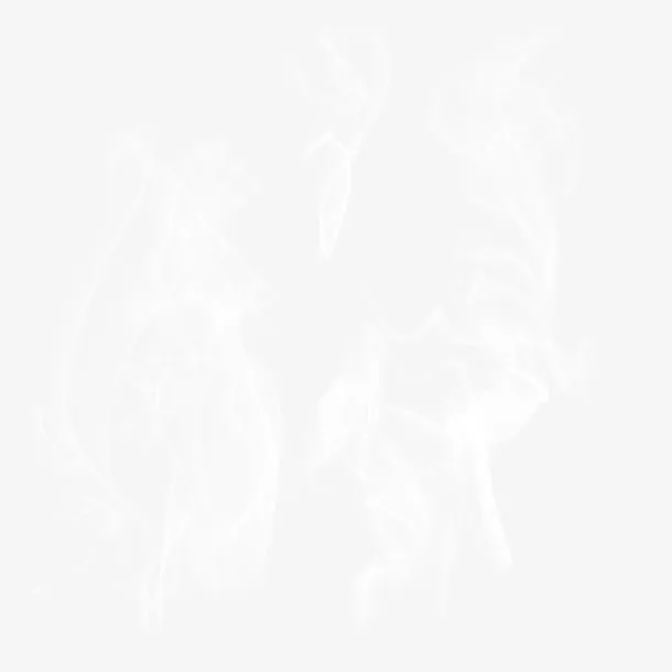 白色烟雾元素免抠