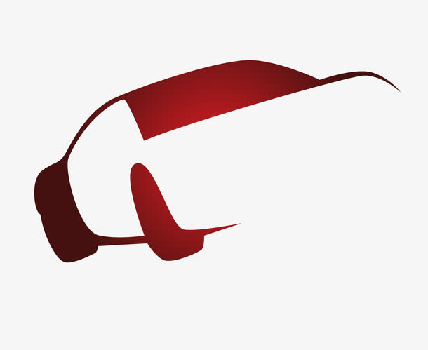 矢量轿车汽车流线PNG图片免抠