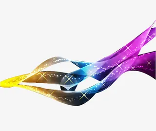 梦幻炫彩流光免抠