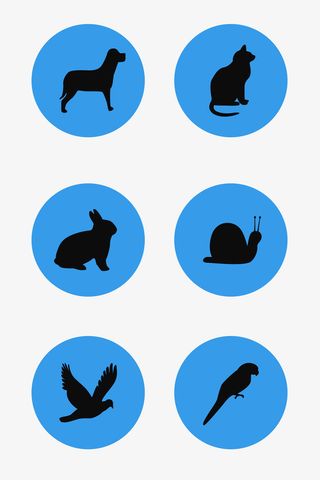 简约动物图标免抠图标元素