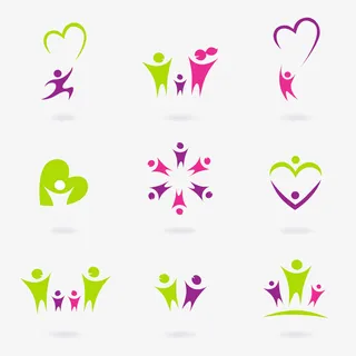 母婴系列标志免抠