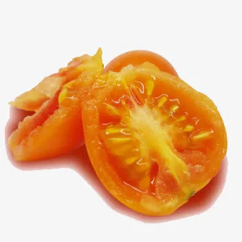 切开的黄圣女果免抠
