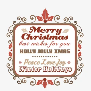 冬天的节日免抠