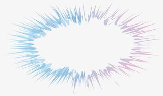 椭圆形边框免抠