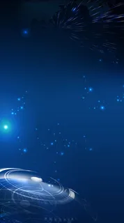 创意商务科技蓝色海报设计背景高清