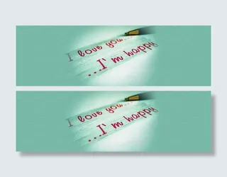 绿色清新简约手绘海报背景