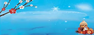 冬季背景海报高清
