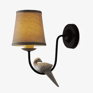 设计师的灯温馨卧室儿童单头免抠