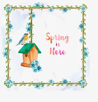 即将到来的春天免抠