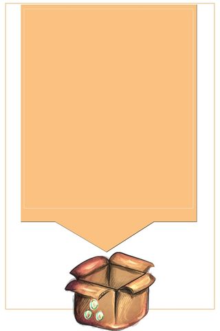 对话框黄色简约边框背景高清